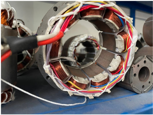 Stator bobina cosida cordón de punto máquina de cordón para motor BLDC de inducción de CA proveedor