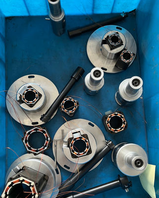 20, 28,35,42Máquina de remolque de estator de motor paso a paso de la serie 57 con cuatro agujas BLDC proveedor
