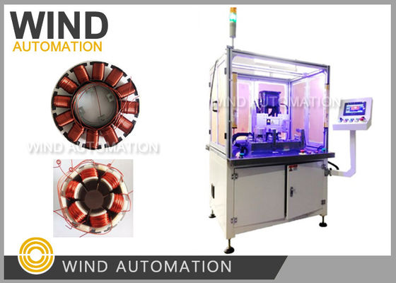 Máquina de enrollamiento de estator con enrollador de aguja de cuatro ejes 7kw Awg18 / Awg38 proveedor