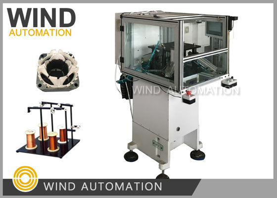 Four Nozzles Stator Needle Winding Machine For 4 Poles Shaded BLDC Motor