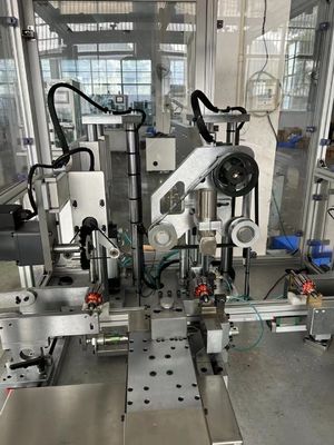 Máquina de girar con conmutador en línea de producción automática