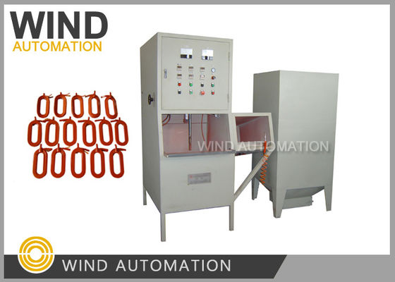 Revestimiento epoxi de lecho de fluido para arranque del motor estator