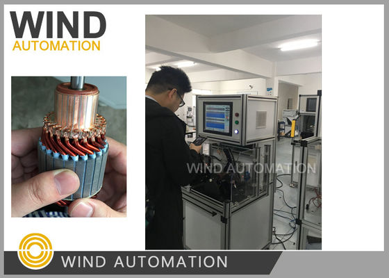 Cómo juzgar el inducido del motor de arranque con equipos de prueba - Diámetro exterior del conmutador inferior a 60 mm - Motor de arranque WIND-ATS-02