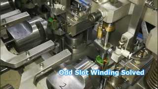 3 ranuras 5 ranuras ranuras impares bobinadora de armadura